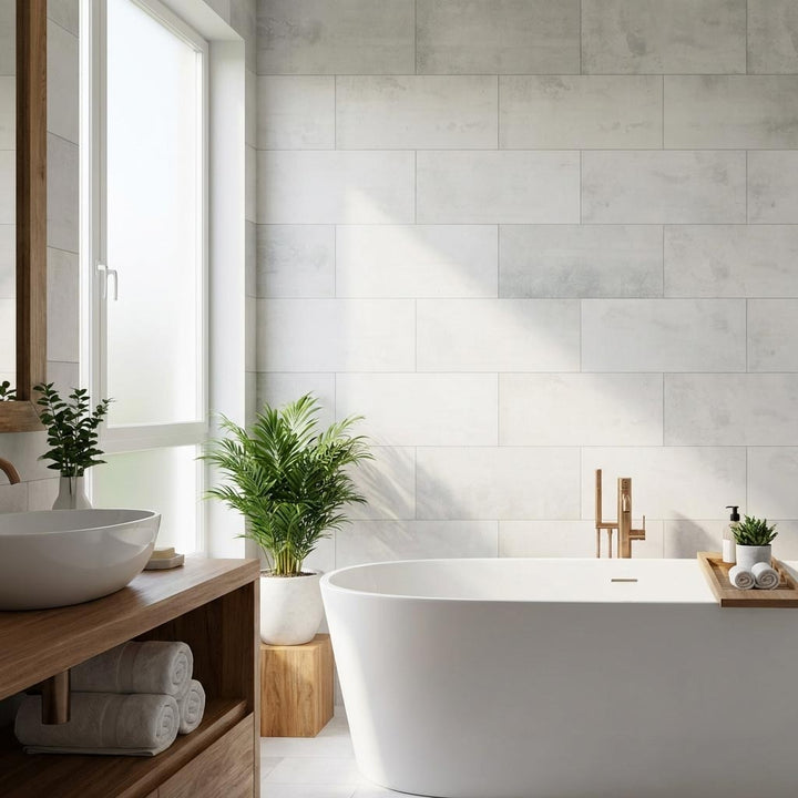 Designbelag NEO Vario Bianco für Boden und Wand - Reud Bodenarena