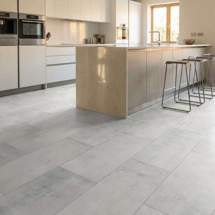 Designbelag NEO Vario Bianco für Boden und Wand Großformat