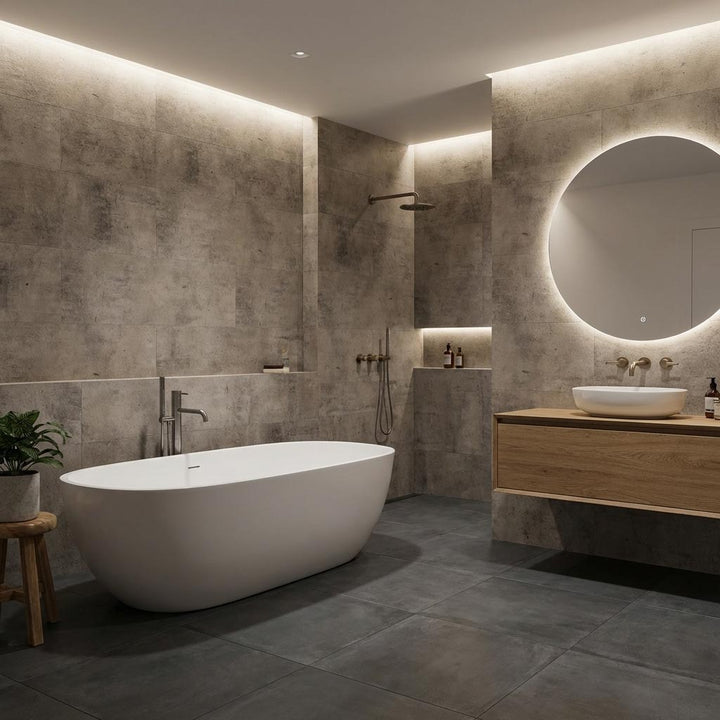 Designbelag NEO Vario Marron für Boden und Wand Großformat