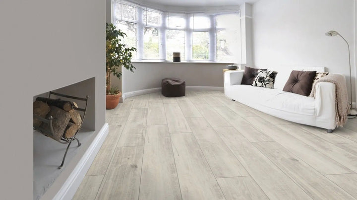 Kronotex Exquisit plus Gala Eiche weiss XL Landhausdiele Laminat