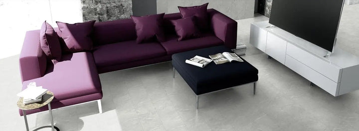 Classen Visiogrande Fliesenoptik Granit weiß wasserresistente Laminat