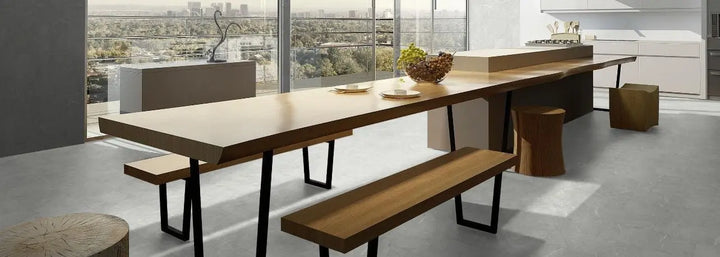 Classen Visiogrande Fliesenoptik Granit weiß wasserresistente Laminat