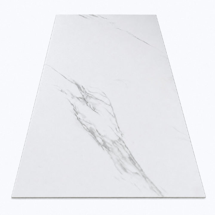 GreenLine Silent XL Stone Fliesenoptik Marmor als freigestellte Einzelfliese mit dezenter grauer Aderung