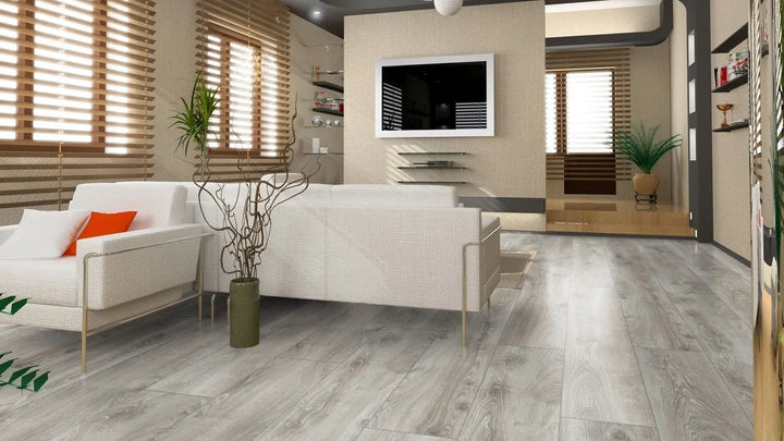 Kronotex Mammut plus Highland Eiche silber Landhausdiele Laminat