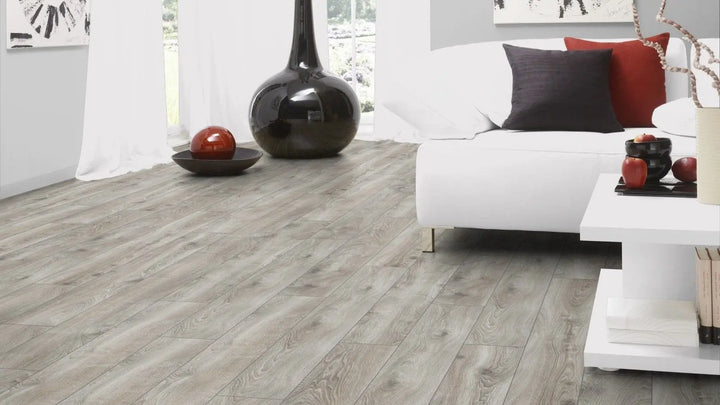 Kronotex Mammut Highland Eiche silber Landhausdiele Laminat