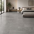 Klick Vinyl Fliese Beton Elara mit Trittschalldämmung