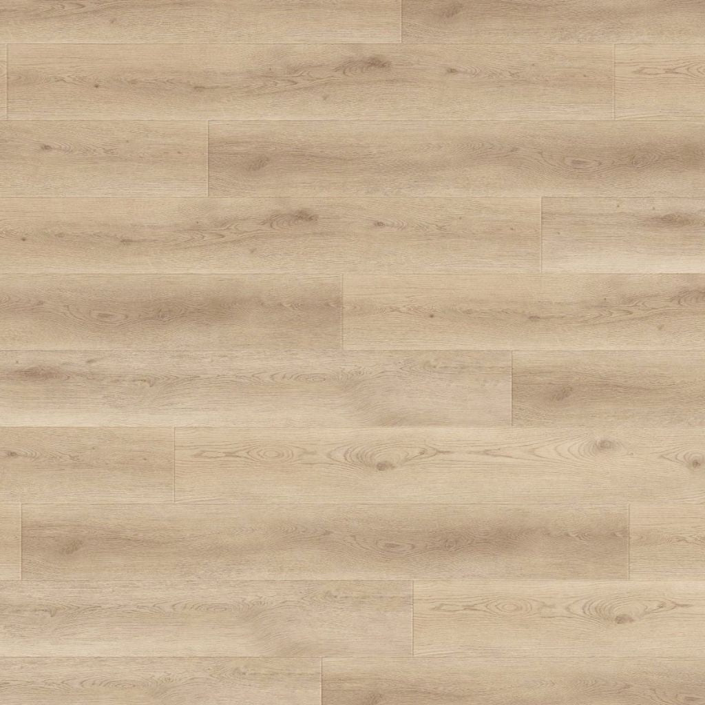 Klick Vinylboden Eiche Alva als Landhausdiele mit heller, natürlicher Holzmaserung – Reud Bodenarena