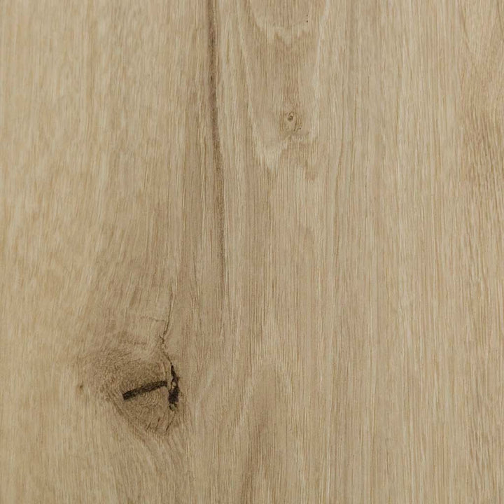 Detailaufnahme der natürlichen Holzmaserung des Eiche-Nordic-Klick-Vinyls – Reud Bodenarena
