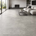 Klick Vinyl Fliese Beton Titan mit Trittschalldämmung