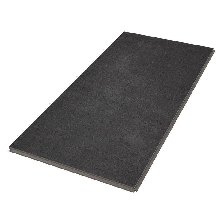 Klick Vinyl Fliesenoptik dunkel Repac 45-05 Charcoal als freigestellte Großformat-Fliese von Reud Bodenarena