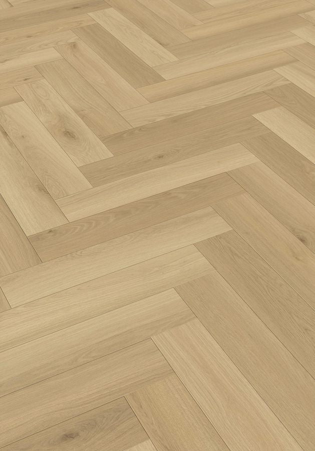 Klick Vinyl Baienbach Eiche Fischgrät CHECK One 2477H mit Trittschall - Reud Bodenarena