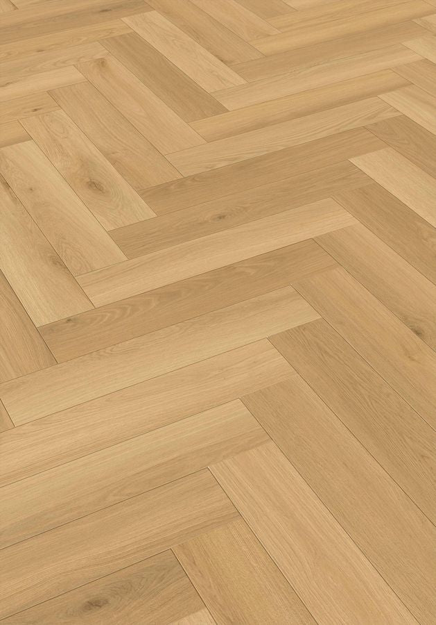 Klick Vinyl Buchäcker Eiche Fischgrät CHECK One 2478H mit Trittschall - Reud Bodenarena