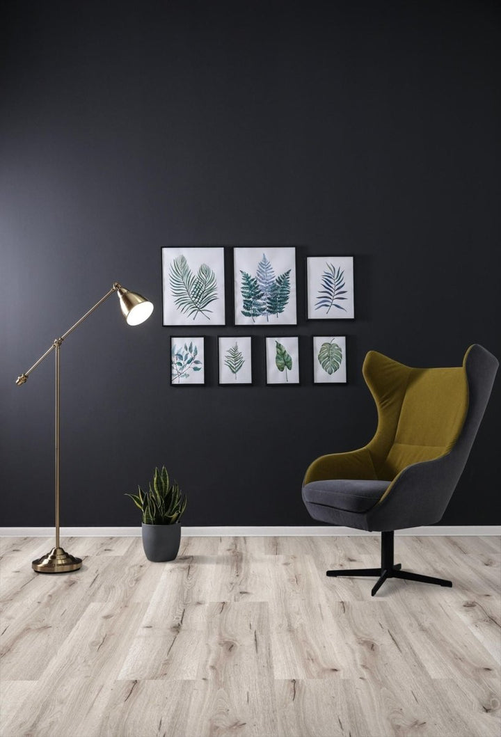 Klick Vinyl Wittland Eiche CHECK One 2489 mit Trittschall - Reud Bodenarena