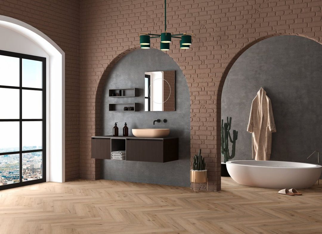 Klick Vinyl Fresh Oak Authentic 50 - 05 Fischgrät Rustic 2020 Repac - Reud Bodenarena