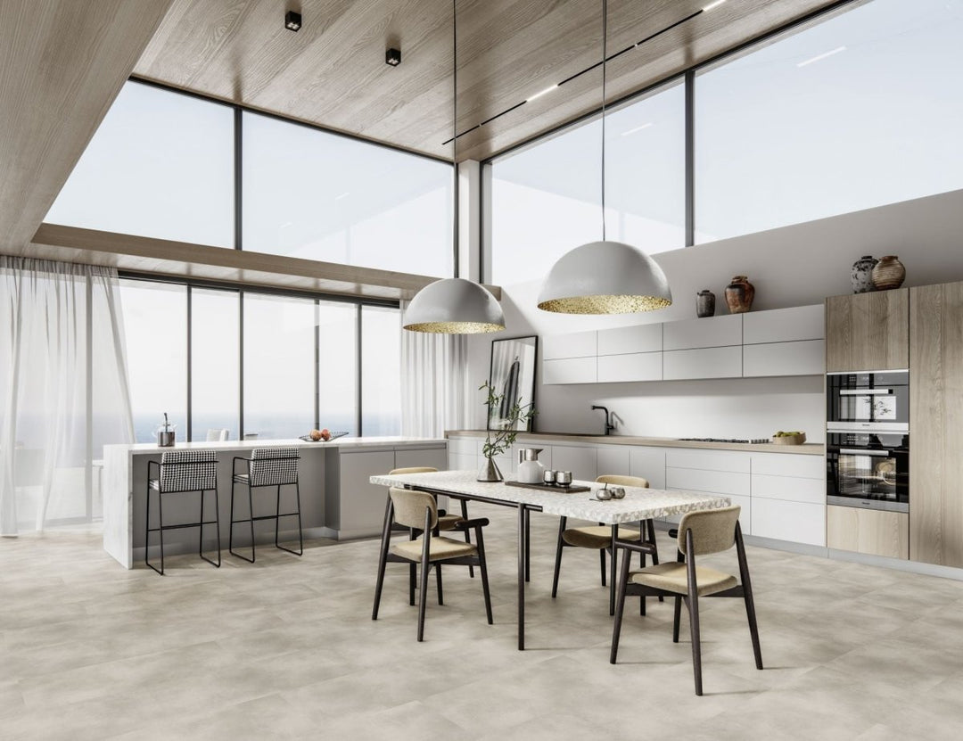 Klick Vinyl Modern Concrete 65 - 05 Creme Repac - Reud Bodenarena
