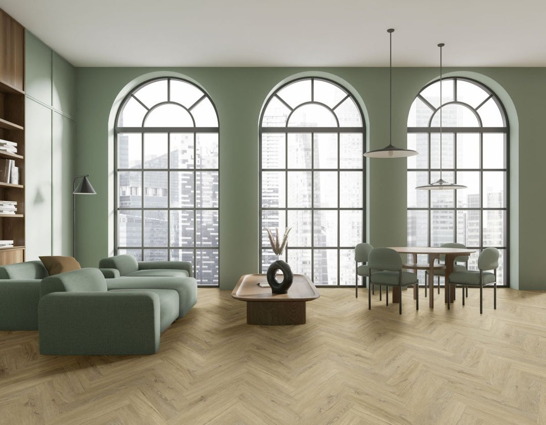 Klick Vinyl Prime Oak 50 - 05 Fischgrät Rustic 5010 Repac - Reud Bodenarena