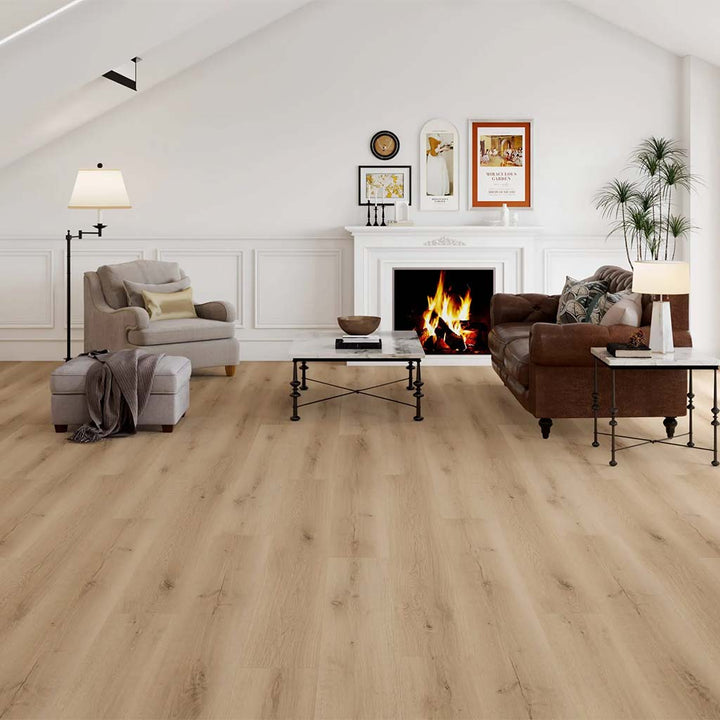 Decoflooring Eiche Torsby mit Trittschalldämmung Vinylboden Klick – Reud Bodenarena