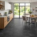 Classen Visiogrande Fliesenoptik Ölschiefer wasserresistente – Schiefer schwarz Laminat