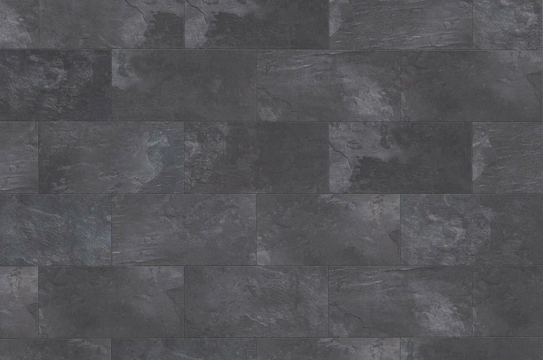 Classen Visiogrande Fliesenoptik Ölschiefer wasserresistente – Schiefer schwarz Laminat