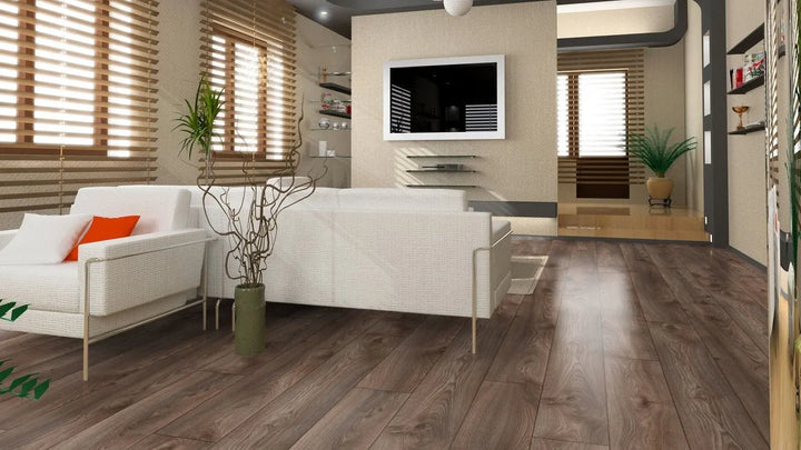 Kronotex Mammut Makro Eiche braun Landhausdiele Laminat