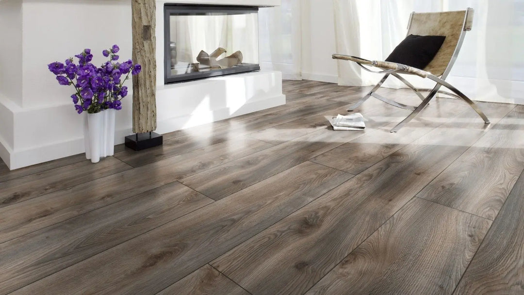 Kronotex Mammut plus Makro Eiche grau Landhausdiele Laminat