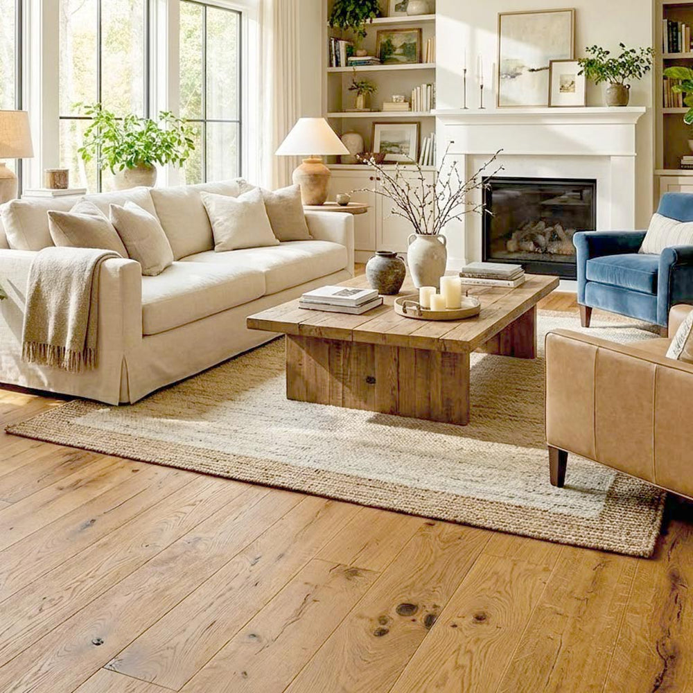 Klick Fertigparkett Eiche Pula Rustikal natur geölt Landhausdiele - Reud Bodenarena