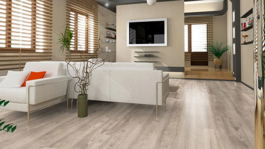 Kronotex Exquisit Pettersson Eiche beige Landhausdiele Laminat