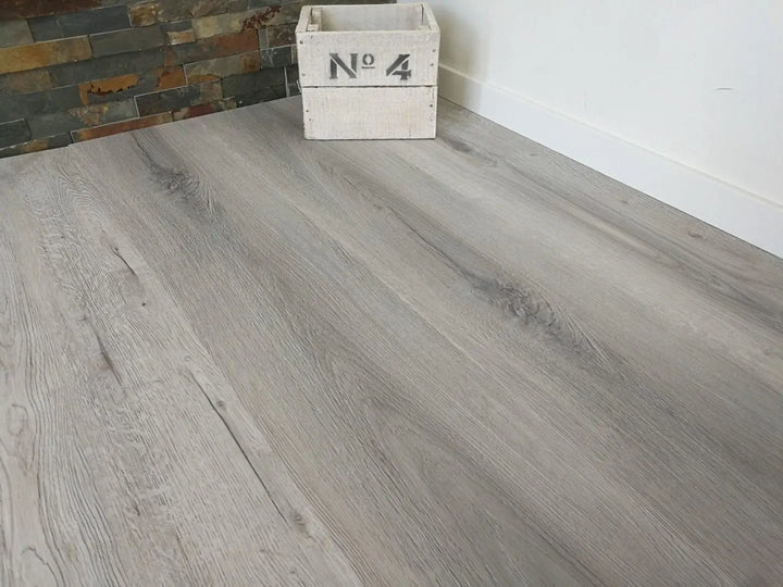 GreenLine Premium Plus XL Lissabon Eiche Polar weiß Landhausdiele Vinylboden – Reud Bodenarena
