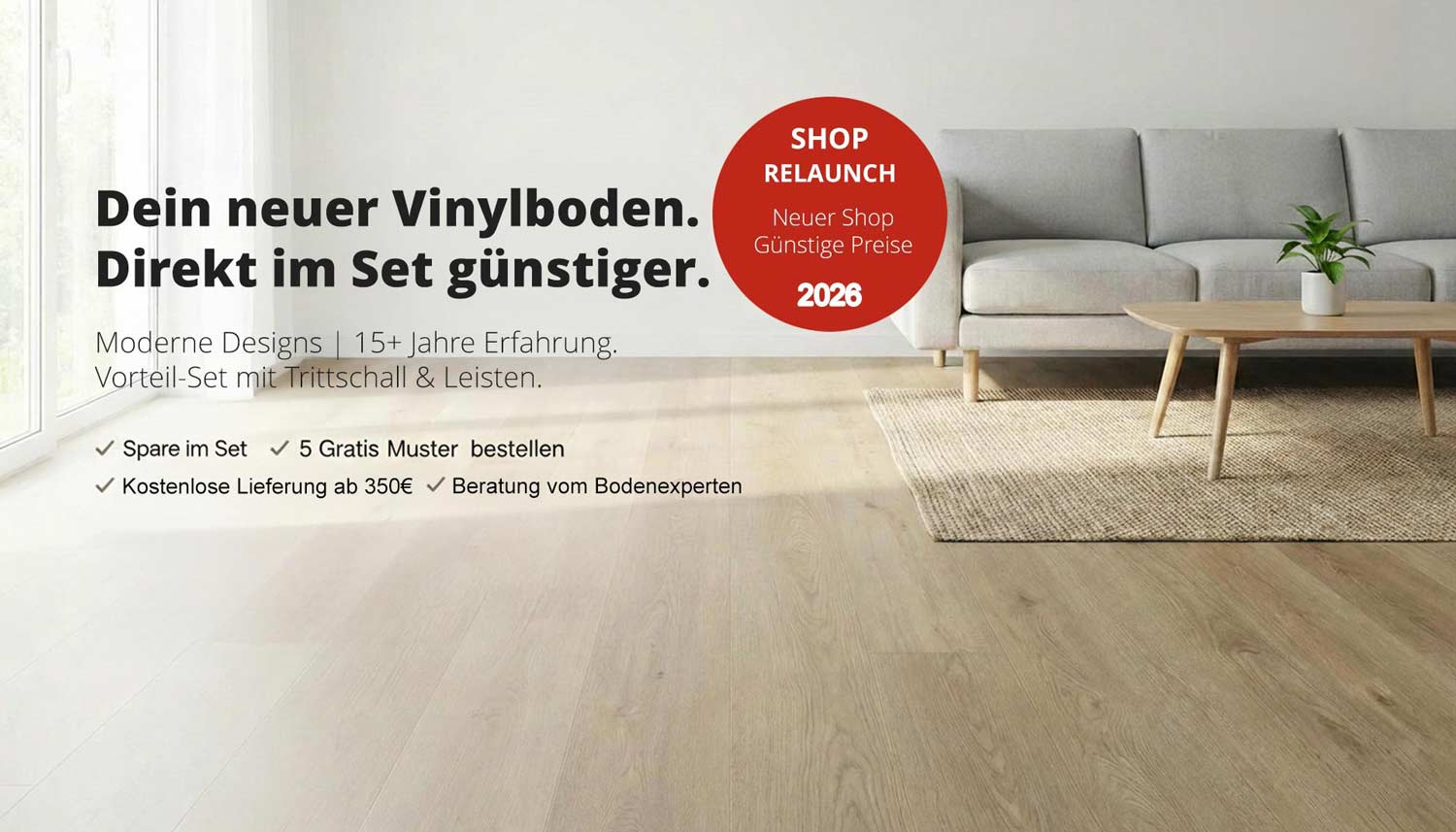 Vinylboden im Set günstig kaufen und sparen. Reud Bodenarena