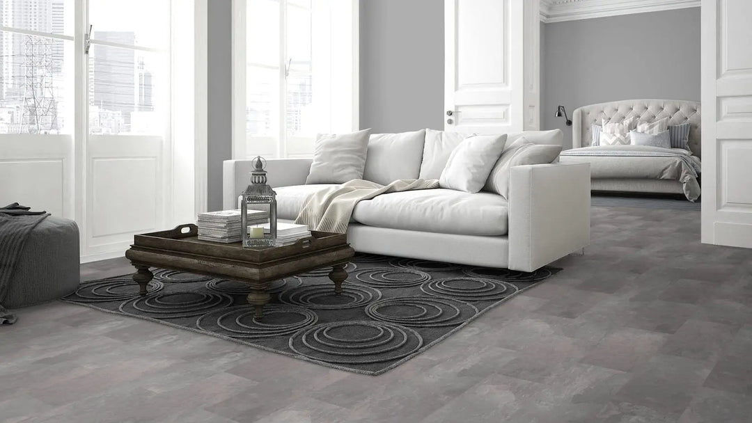 Classen Visiogrande Fliesenoptik Tonschiefer grau Laminat