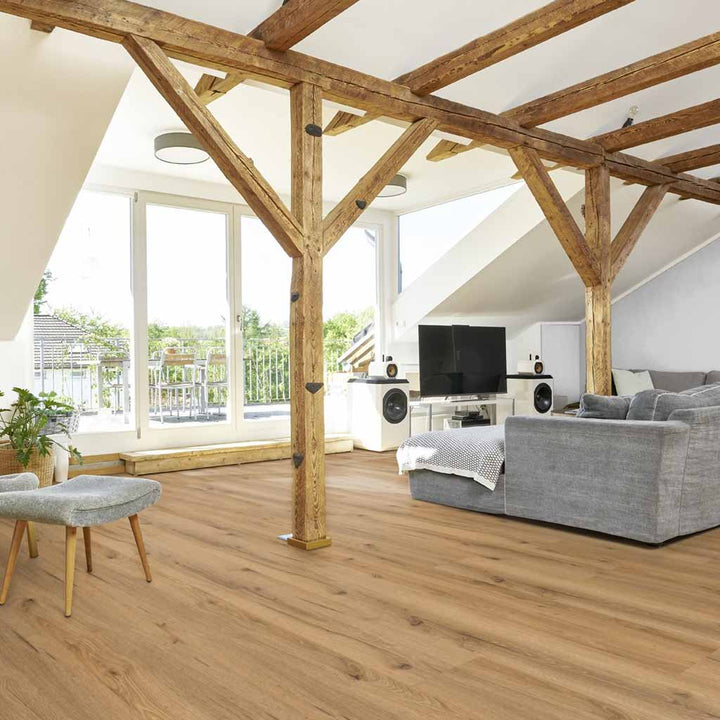 Bodencouture SofTEC Eiche Erica mit Kork Trittschalldämmung Vinylboden Klick - Reud Bodenarena