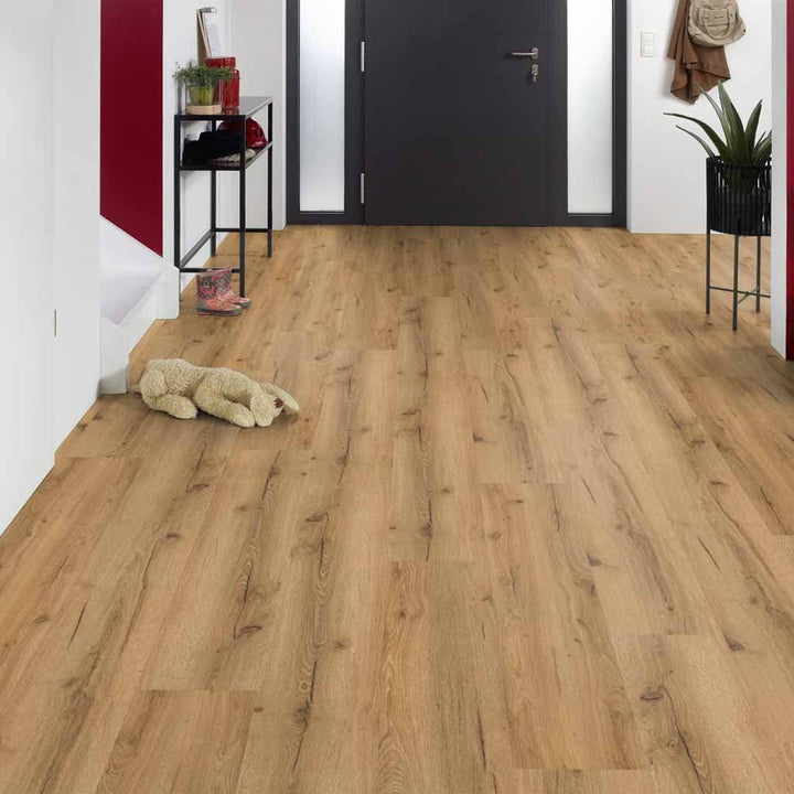 Bodencouture SofTEC Eiche Erica mit Kork Trittschalldämmung Vinylboden Klick - Reud Bodenarena
