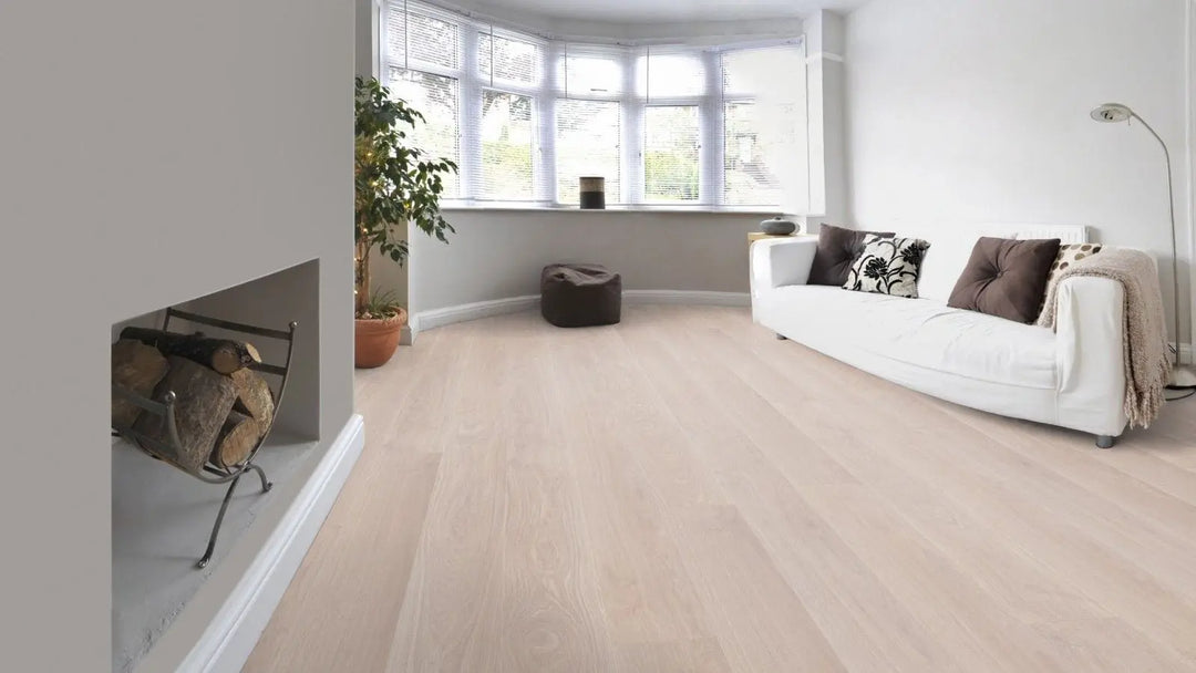 Kronotex Exquisit Waveless Oak white Landhausdiele Laminat