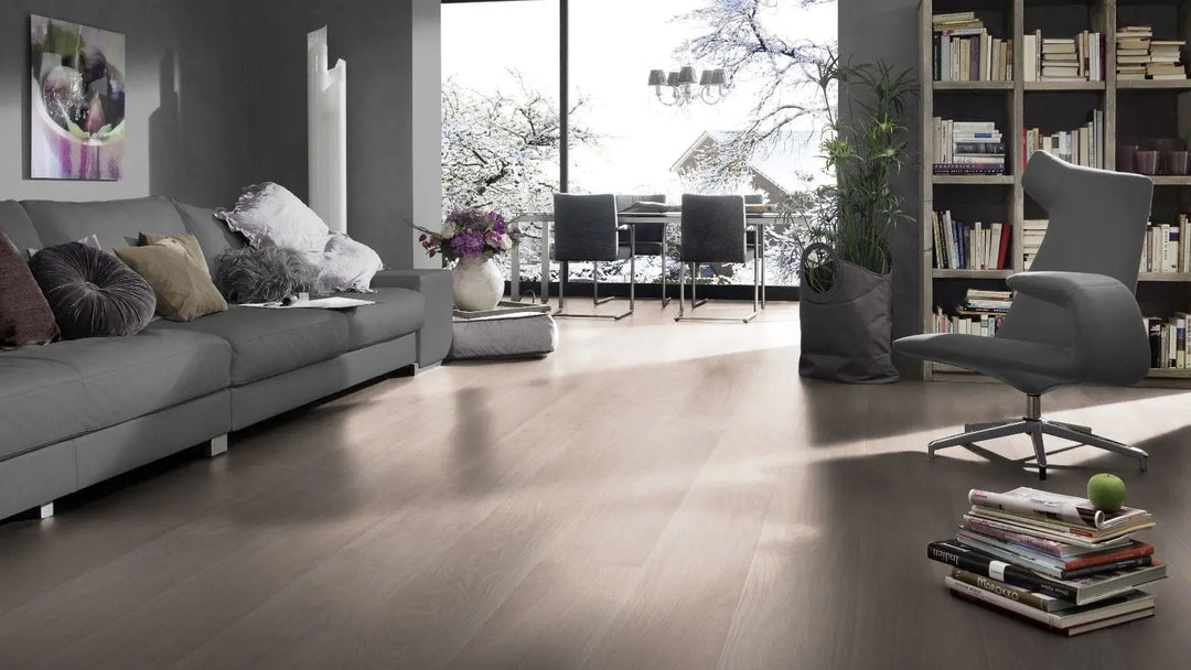 Kronotex Exquisit Waveless Oak white Landhausdiele Laminat