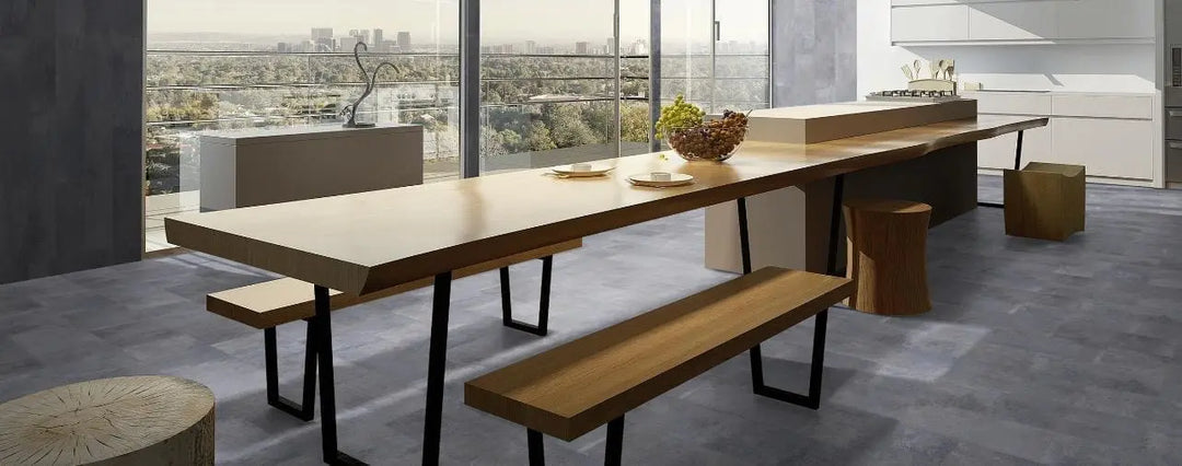 Classen Visiogrande Concrete Kiesel - Zementestrich grau Laminat