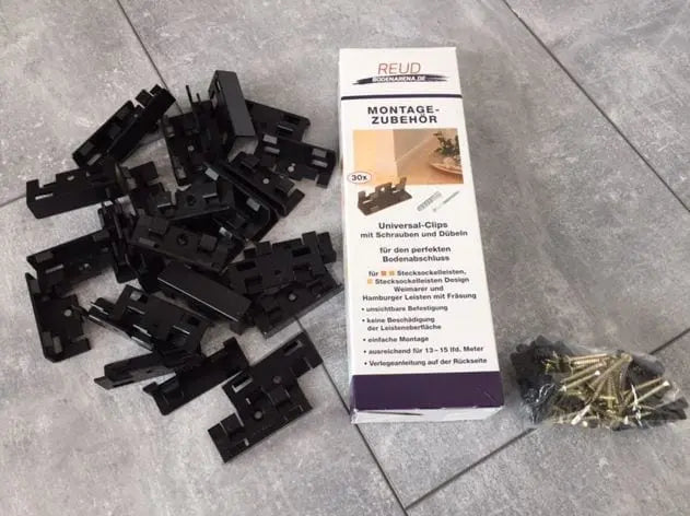 Montageclips für Repac Design Sockelleisten