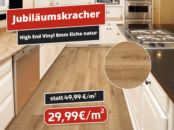 High End Vinyl 8mm Eiche natur