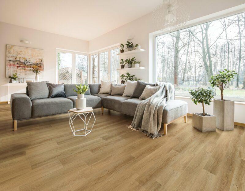 Langdiele Vinyl 15mm Eiche Grande Lotte Oak mit Kork Trittschalldämmung Vinylboden Klick