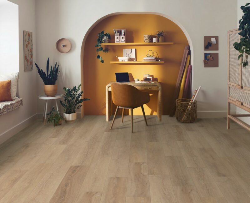 Langdiele Vinyl 15mm Eiche Grande Lotte Oak mit Kork Trittschalldämmung Vinylboden Klick