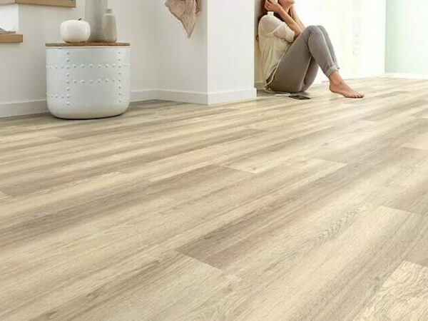 Decolife Designboden Nature Oak Baltic Vinylboden - HDF-träger mit Trittschalldämmung