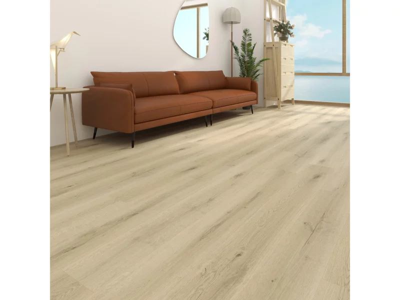 Decoflooring Eiche Trondheim Landhausdiele integrierter Trittschalldämmung Kork Vinylboden 7 mm Klick